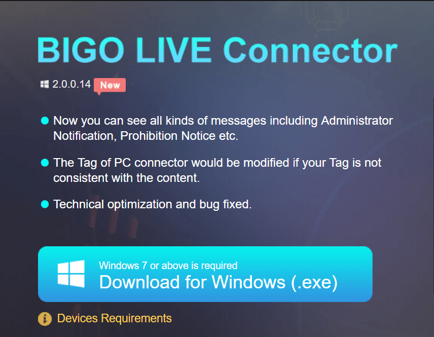 Bigo Live Connector