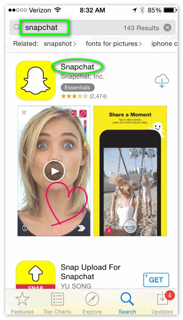 Cкачать Snapchat