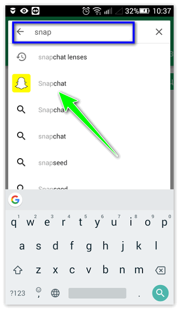 Найти Snapchat